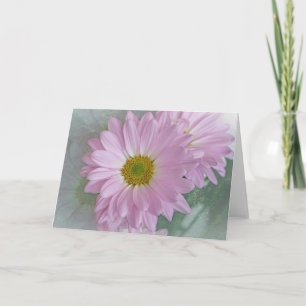 Pink Daisy Karte
