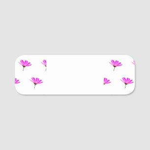 Pink Daisy Namensschild