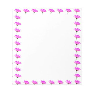 Pink Daisy Notizblock