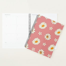 Pink Daisy Pattern Planer