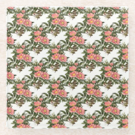 Pink Daisy Pattern Untersetzer