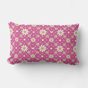 Pink Daisy Pillow Lendenkissen
