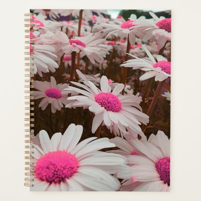 Pink Daisy Planner Planer (Vorderseite)