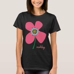 Pink Daisy Pop Whimsical & Niedlich Summer Blume T-Shirt
