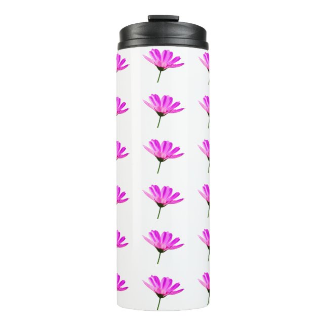 Pink Daisy Thermosbecher (Vorderseite)