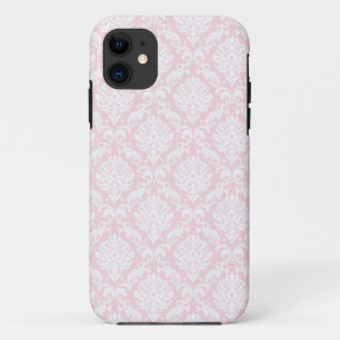 Pink Damask Handy Case
