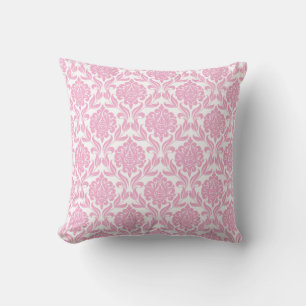 Pink Damask Muster Kissen
