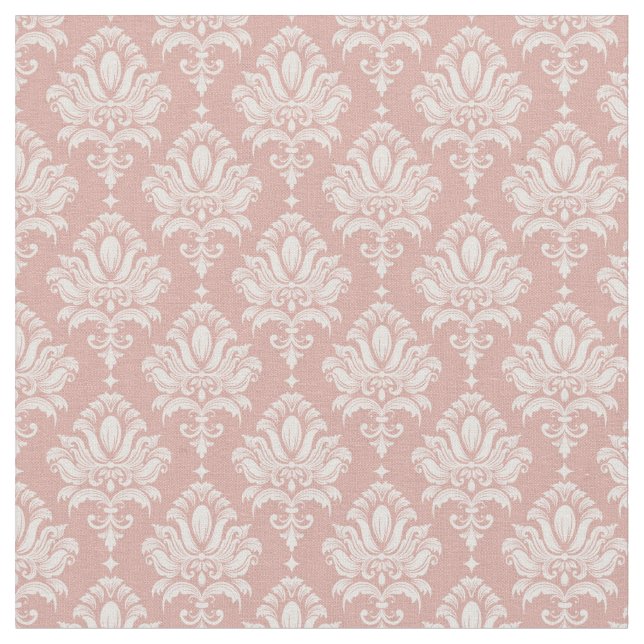 Pink Damask Stoff (Nahaufnahme)