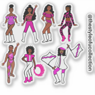 Pink Dancer Stickers #1 Aufkleber