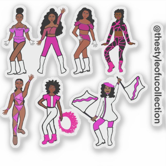 Pink Dancer Stickers #1 Aufkleber (Vorderseite)