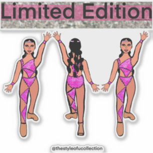 Pink Dancer Stickers #4 Aufkleber