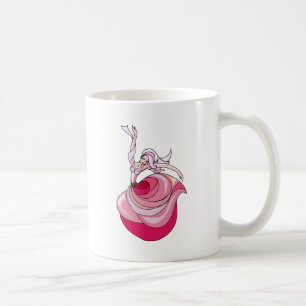 Pink Dancing Girl Kaffeetasse