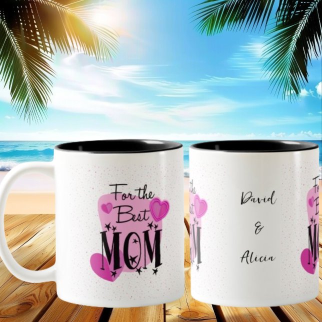 Pink Delicate Mother Day Tasse für die beste Mama (Von Creator hochgeladen)