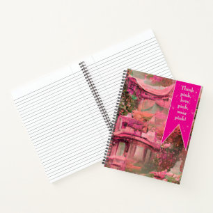 Pink denken, pink schreiben notizbuch