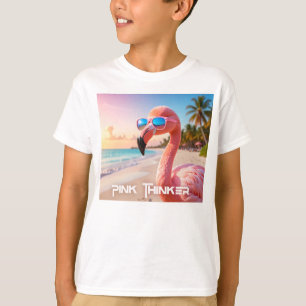 PINK DENKER - Flamingo PINK T-Shirt