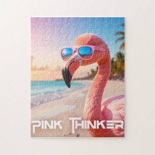 PINK DENKER Flamingo Rosa Puzzle