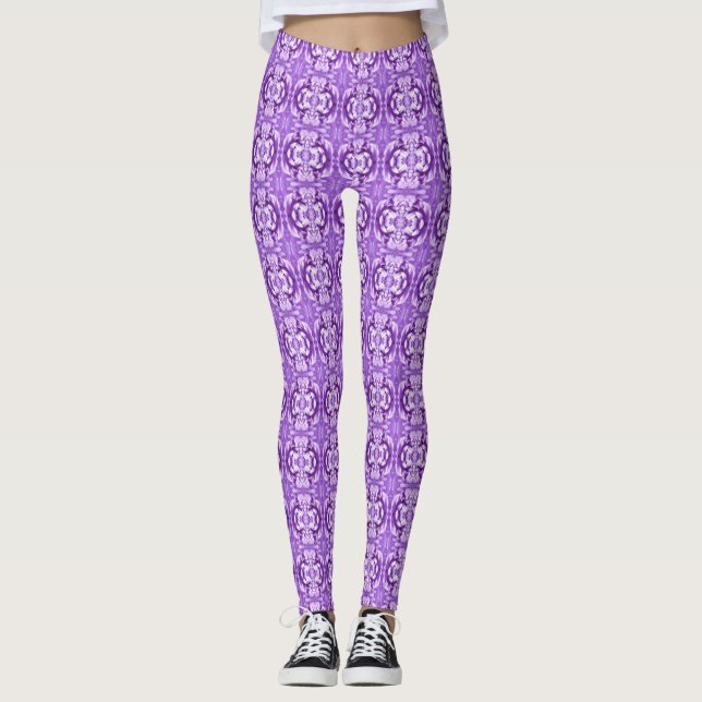 Pink-Design-Leggings Leggings (Vorderseite)