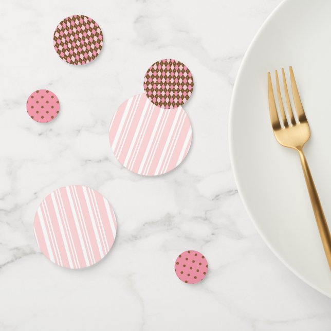 Pink Designer Confetti für Buffets und Catering Konfetti (Gruppe)