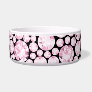 Pink Diamond Funkelnd Edelsteine Glam Dog Bowl Fun Napf
