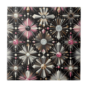 Pink Diamond Mitte des 20. Jahrhunderts Modern Fliese