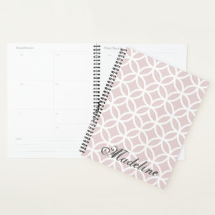 Pink Diamond Muster Personalisiert Plane Planer