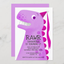 Pink Dinosaur Princess Birthday Party