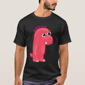 Pink Dinosaurier T-Shirt