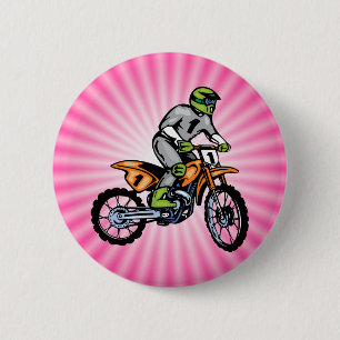Pink Dirt Bike. Button