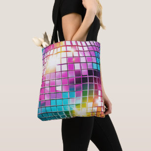 Pink Disco Ball Pattern