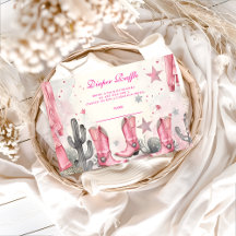 Pink Disco Cowgirl Diapper Raffle