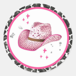 Pink Disco Cowgirl Sticker