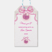 Pink Disco Sparkle Girls Weihnachten Party