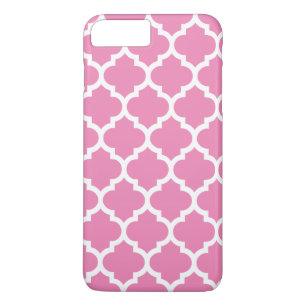 Pink DIY BG Weißer marokkanischer Quatrefolie Nr. Case-Mate iPhone Hülle