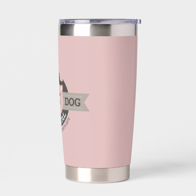 Pink Dog Digital-Reisebecher Pink Thermobecher (Links)