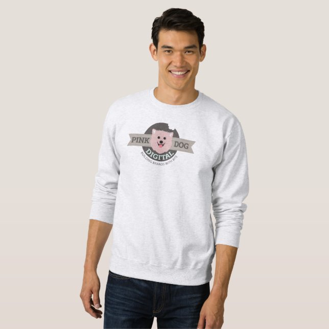 Pink Dog Digital Sweatshirt (Vorne ganz)