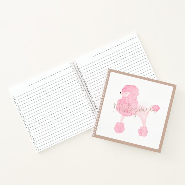 Pink Dog Notizbuch (Innenseite)