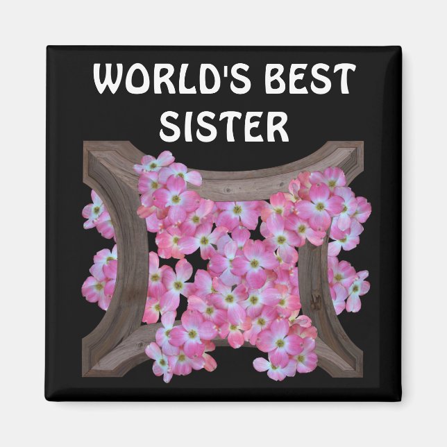 PINK DOGWOOD-MAGNET MAGNET (Vorne)