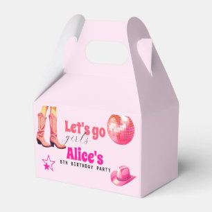 Pink Doll Geburtstagsparty, Girl Malibu Geburtstag Geschenkschachtel