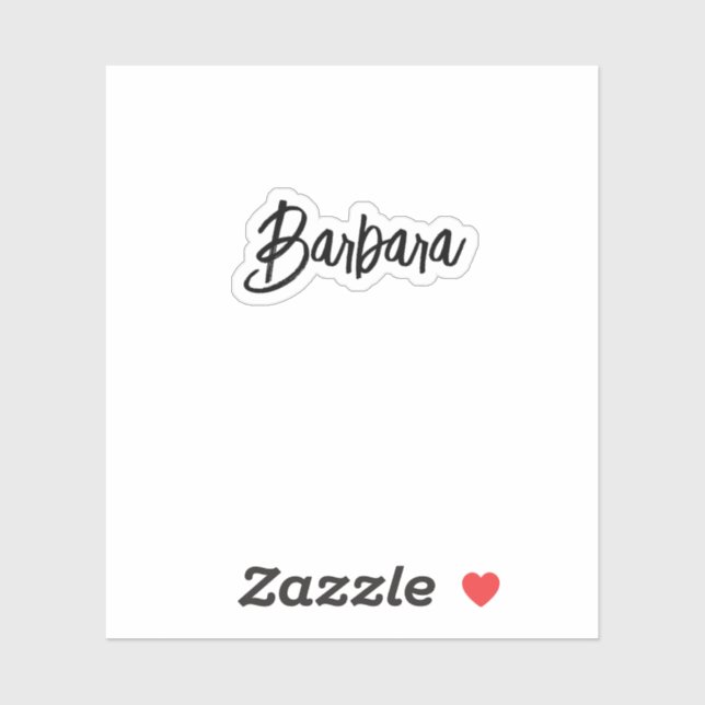 Pink Doll Individuelle Name wasserdicht Aufkleber  (Blatt)