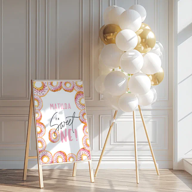 Folien-Luftballon 45 Cm – Happy 1st Birthday Rosa, Mit Teddy, Für 1. Geburtstagsfeier