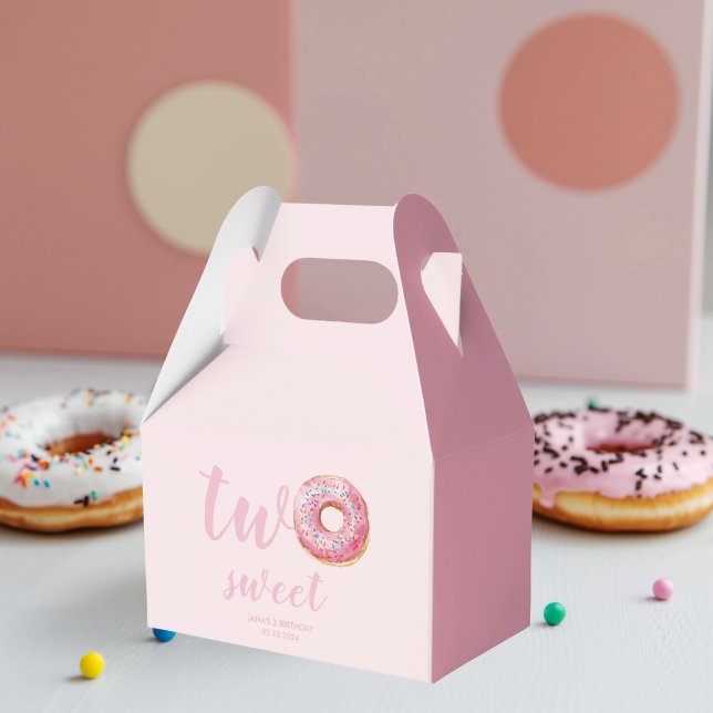 Pink Donut Birthday Geschenkschachtel (Von Creator hochgeladen)