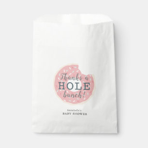 Pink Donut Dank einer Hole Bunch Baby Dusche Geschenktütchen
