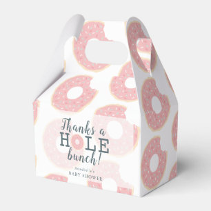Pink Donut Danke Baby Dusche Geschenkbox Geschenkschachtel