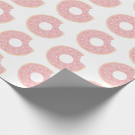 Pink Donut Muster Wrapping Paper Geschenkpapier