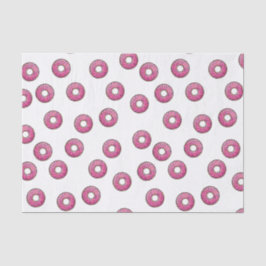 Pink Donut Pattern Seidenpapier
