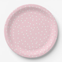 Pink Dot Birthday Papierplatte