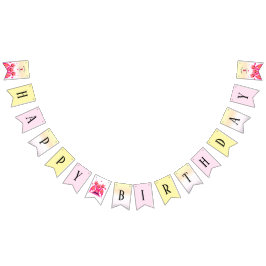 Pink dragon wimpelkette