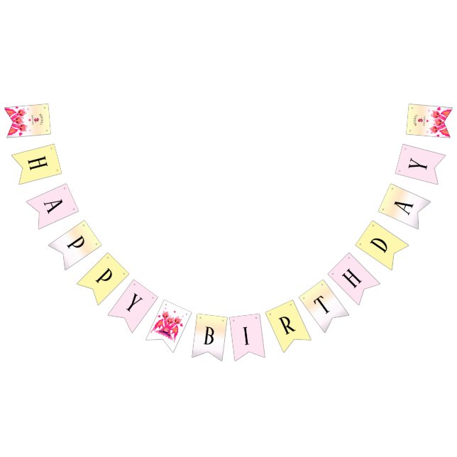 Pink dragon wimpelkette (Alle)