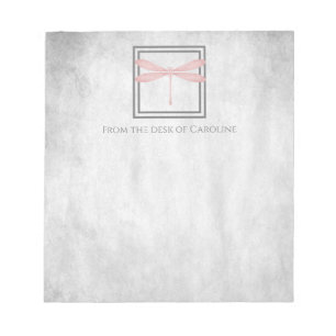 Pink Dragonfly Personalisiert Notepad Notizblock