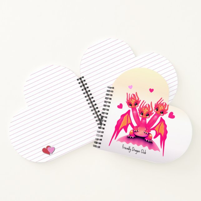 Pink dragons notizbuch (Innenseite)